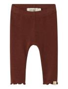 Nbfgayo Fia Slim Leggings Lil Bottoms Leggings Burgundy Lil'Atelier