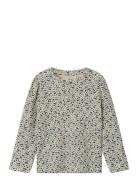 Nmfnelia Ls Slim Top Pb Tops T-shirts Long-sleeved T-shirts Beige Name...