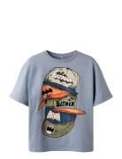 Nkmadd Batman Ss Nreg Top Wab Tops T-shirts Short-sleeved Blue Name It