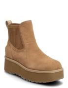 W Cityfunc Chelsea Shoes Boots Ankle Boots Ankle Boots Flat Heel Beige...