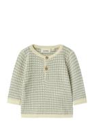 Nbmnelson Ls Knit Lil Tops Knitwear Pullovers Blue Lil'Atelier