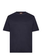 Mmgdarren Ss Tee Tops T-shirts Short-sleeved Navy Mos Mosh Gallery