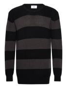 Cove Knit Tops Knitwear Round Necks Grey Makia