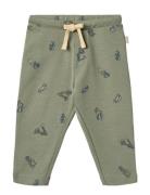 Jersey Pants Manfred Bottoms Sweatpants Green Wheat