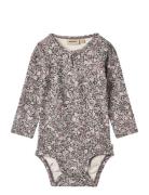 Body L/S Liv Bodies Long-sleeved Pink Wheat