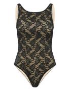 Gztania Bodystock Body Alusmekko Black Gestuz