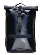 Rolltop Rucksack W3 Reppu Laukku Navy Rains