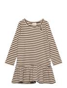 Dress L/S Modal Striped Dresses & Skirts Dresses Casual Dresses Long-s...
