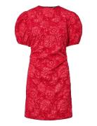 Yashelle Ss Dress - Ka Lyhyt Mekko Red YAS