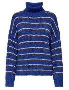 Onlmisty Life Ls Rollneck Knt Tops Knitwear Turtleneck Blue ONLY