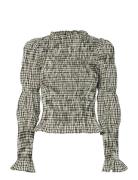 Yaschemma Ls Smock Top Noos Tops Shirts Long-sleeved Black YAS