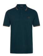 Twin Tipped Fp Shirt Tops Polos Short-sleeved Navy Fred Perry