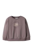 Nmfviloui Ls Rlx Sweat Bru Tops Sweat-shirts & Hoodies Sweat-shirts Pu...