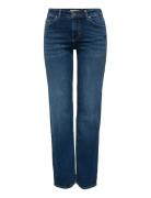 Onlblush Mid Straight Dnm Tai021 Noos Bottoms Jeans Straight-regular B...