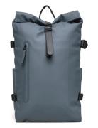 Rolltop Rucksack Large W3 Reppu Laukku Blue Rains