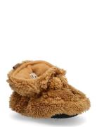 Bear Fluffy Slippers Aamutossut Sisäkengät Brown Melton