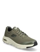 Mens Arch Fit Matalavartiset Sneakerit Tennarit Khaki Green Skechers