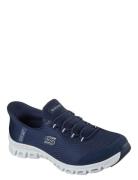 Women Glide-Step Pursuit Matalavartiset Sneakerit Tennarit Navy Skeche...