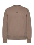 Wesmallcrew Tops Sweat-shirts & Hoodies Sweat-shirts Brown BOSS