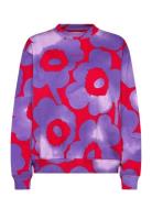 Leiot Akvarelli Unikko Tops Sweat-shirts & Hoodies Sweat-shirts Multi/...