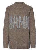 Damn Knit Tops Knitwear Jumpers Brown Coster Copenhagen