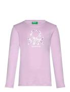 T-Shirt L/S Tops T-shirts Long-sleeved T-shirts Purple United Colors O...