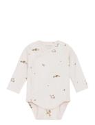 Wrap Body Ls Bodies Long-sleeved White Fixoni