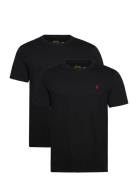26/1 Jersey-Gbx Tops T-shirts Short-sleeved Black Polo Ralph Lauren