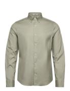 Slim Pinpoint Oxford Shirt Tops Shirts Casual Green GANT