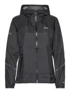 W Helium Rain Jacket Sport Sport Jackets Black Outdoor Research
