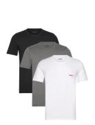 T-Shirt Rn Triplet P Tops T-shirts Short-sleeved Black HUGO