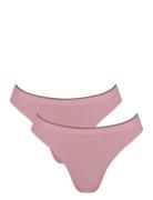 Sloggi Go Sense Tanga 2P Alushousut Brief Tangat Pink Sloggi