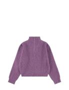 Gretta Tops Knitwear Pullovers Purple Molo