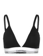 Lightly Lined Triangle Lingerie Bras & Tops Soft Bras Bralette Black C...