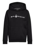 Jr Bowman Hood Tops Sweat-shirts & Hoodies Hoodies Black Sail Racing