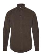 Cfanton Ls Bd Baby Cord Shirt Tops Shirts Casual Brown Casual Friday