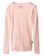 Rihanna Wool Tops T-shirts Long-sleeved T-shirts Pink Molo