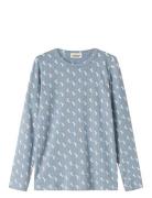 Tani Tops T-shirts Long-sleeved T-shirts Blue MarMar Copenhagen