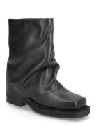 Edona Shoes Boots Ankle Boots Ankle Boots With Heel Black Pavement
