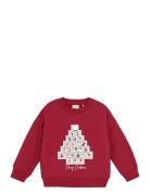 Sweat Ls Tops Sweat-shirts & Hoodies Sweat-shirts Red Minymo