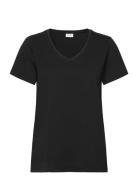 Frzashoulder Vtee 1 Tops T-shirts & Tops Short-sleeved Black Fransa