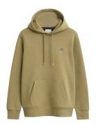 Reg Shield Hoodie Tops Sweat-shirts & Hoodies Hoodies Beige GANT