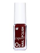 Minilack Oxygen Färg A534 Kynsilakka Meikki Red Depend Cosmetic