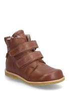 Bisgaard Edis Tex Talvikengät Tarroilla Brown Bisgaard