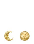 Emma Earrings Accessories Jewellery Earrings Studs Gold Maanesten