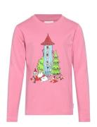 Moominhouse Shirt Tops T-shirts Long-sleeved T-shirts Pink MUMIN