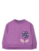 Fleece Sweatshirt Tops Sweat-shirts & Hoodies Sweat-shirts Purple Bobo...