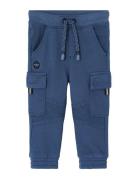 Fleece Trousers Bottoms Sweatpants Blue Boboli