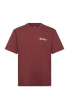 M Dickies Diner Tee Ss Designers T-shirts Short-sleeved Red Dickies