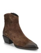 Booties Shoes Boots Ankle Boots Ankle Boots With Heel Brown Billi Bi